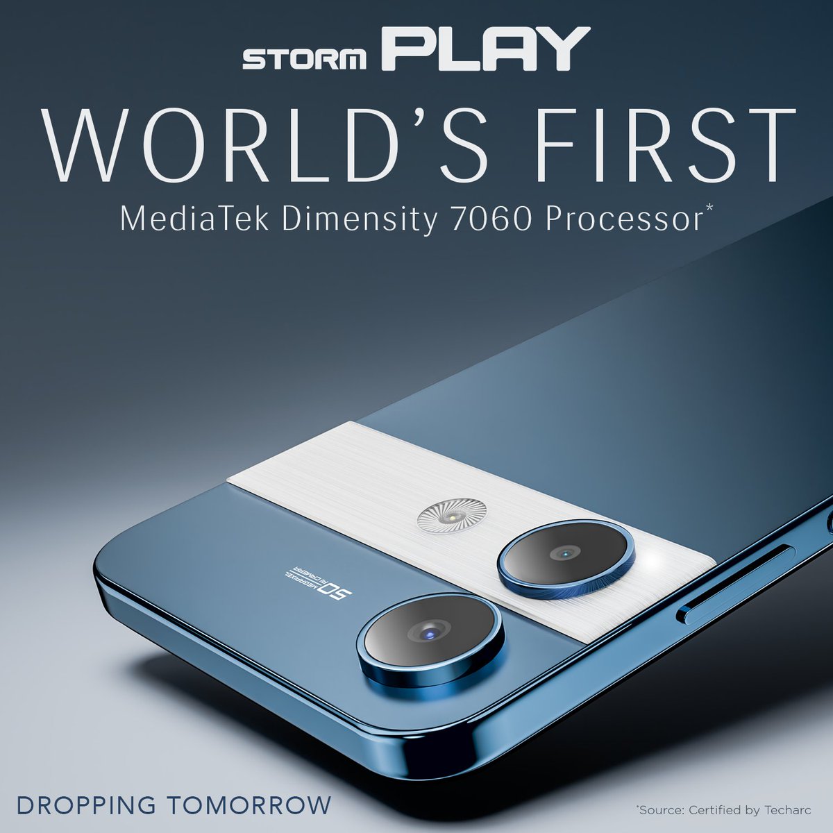 Lava Mobiles (@lavamobile) on Twitter photo Storm Play – Powered by World’s First MediaTek 7060 Processor. Ready for anything.
Launching tomorrow, 13th June at 12 PM only on <a href="/amazonIN/">Amazon India</a>
#ContestAlert
Guess the Antutu score of the all-new Storm Play.
#StormPlay #ContestAlertIndia #LavaMobiles #ProudlyIndian Storm Play – Powered by World’s First MediaTek 7060 Processor. Ready for anything.
Launching tomorrow, 13th June at 12 PM only on <a href="/amazonIN/">Amazon India</a>
#ContestAlert
Guess the Antutu score of the all-new Storm Play.
#StormPlay #ContestAlertIndia #LavaMobiles #ProudlyIndian