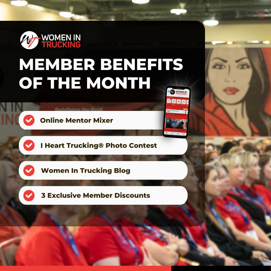 Each month, we spotlight exclusive perks, must-attend events &amp; meaningful ways to connect. 

Here’s what’s happening in June:
🤝  Online Mentor Mixer
📸 I Heart Trucking® Photo Contest
💡 Women In Trucking Blog
💲 3 Exclusive Member Discounts

hubs.la/Q03q_5Y90