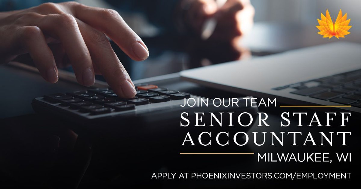 Phoenix Investors is seeking a #SeniorStaffAccountant in #Milwaukee, #WI.
 
Visit our website to apply:
🔗 phoenixinvestors.com/employment
 
#PhoenixInvestors #Industrial #Manufacturing #Warehouse #RealEstate