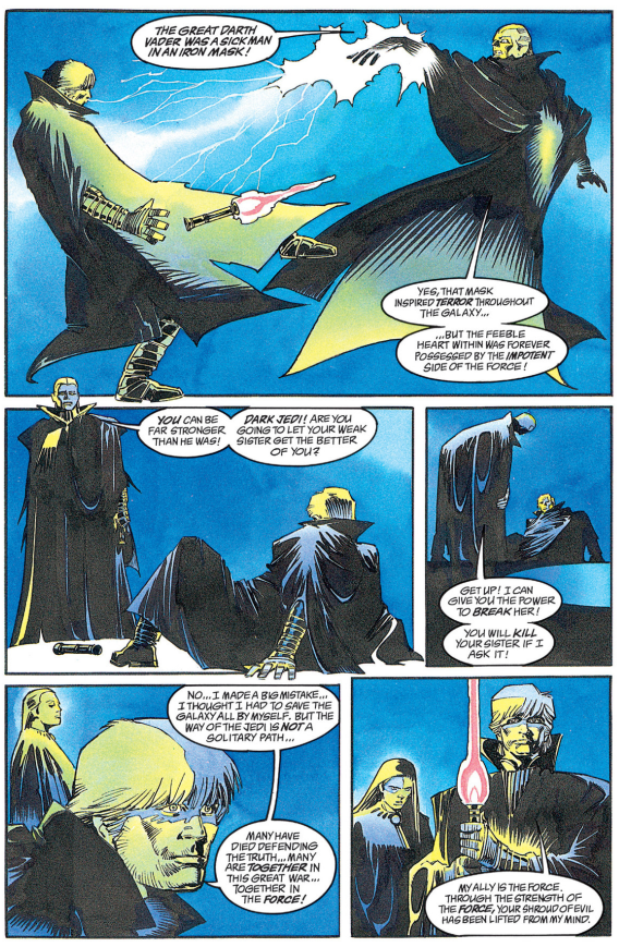I'm reading Star Wars Dark Empire. Has the Star Wars universe ever looked more goth than it did under Cam Kennedy?
