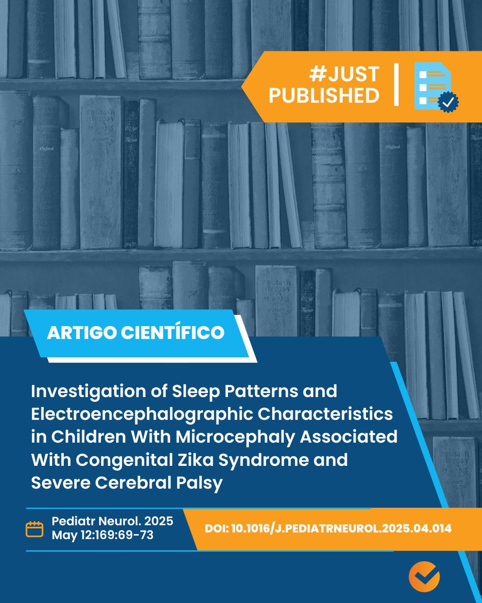 Artigo recém publicado! #JustPublished

Título: Investigation of Sleep Patterns and Electroencephalographic Characteristics in Children With Microcephaly Associated With Congenital Zika Syndrome and Severe Cerebral Palsy

Acesse: pubmed.ncbi.nlm.nih.gov/40466516/