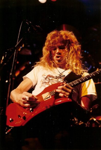 Megadeth band performing