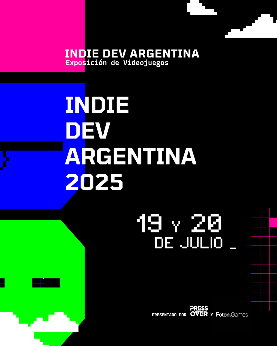 Indie Dev Argentina 2025 tiene fecha y por partida doble.

Nos vemos el 19 y 20 de julio.