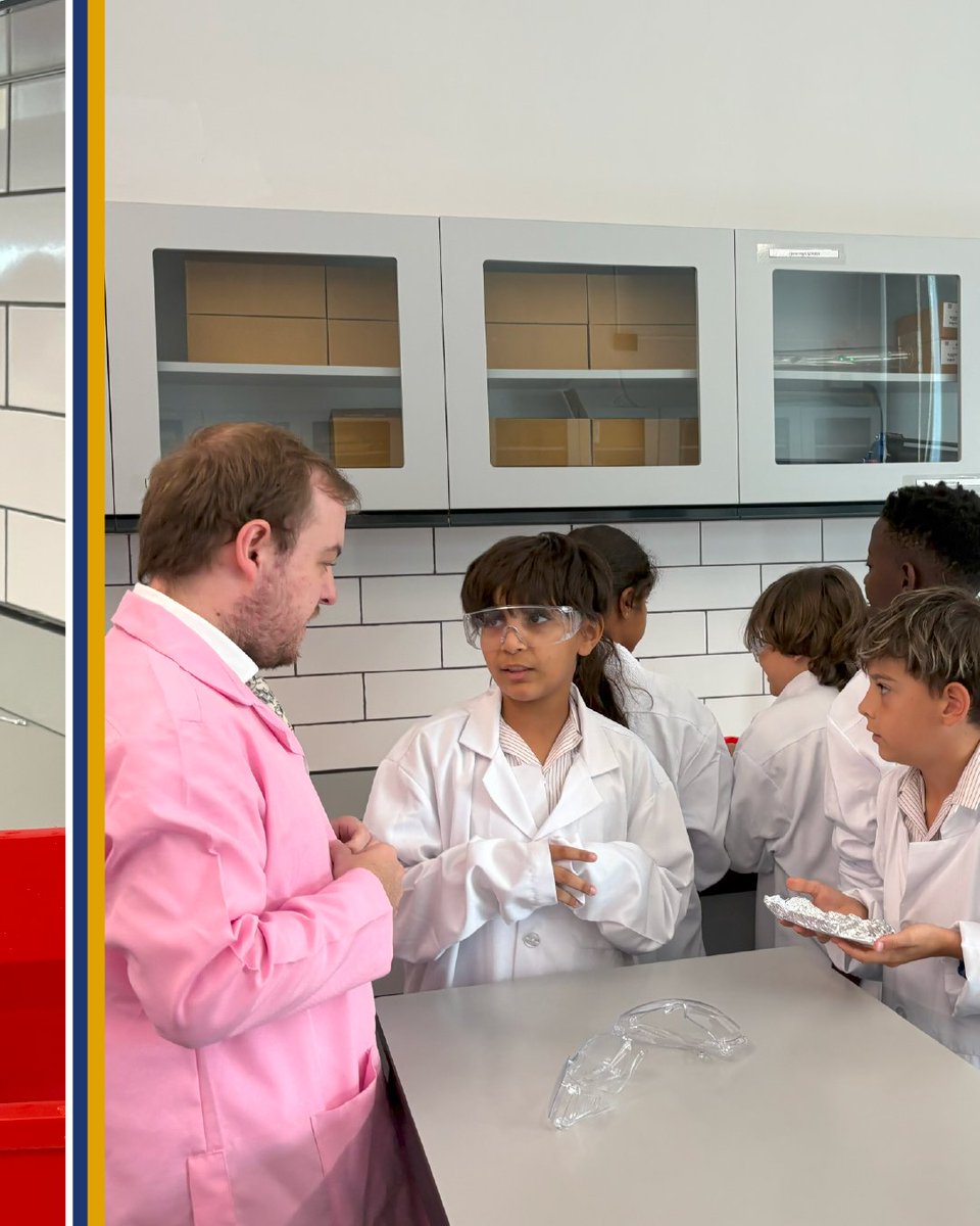 ArcadiaSch's tweet image. A big welcome to our friends from Victory Heights! 🎉 Year 5 students joined us at Arcadia British School for an unforgettable taster day—exploring science, tech, teamwork, and creativity across our vibrant classrooms. New friendships, big smiles, and future-ready fun all around!