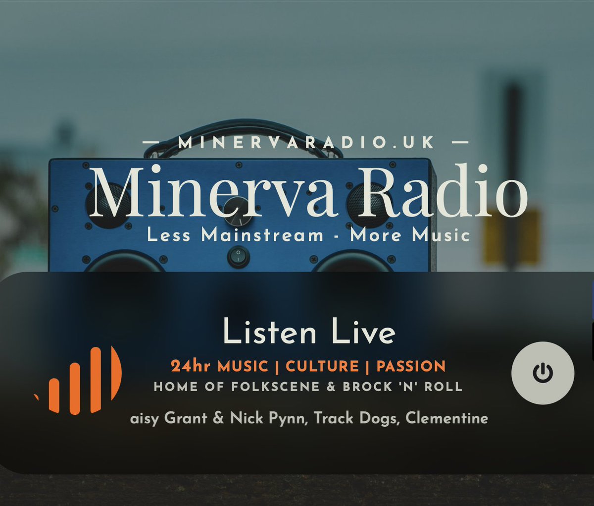A week to go until the #tensteps tour

Great to see TWO tracks from the album on this week's Folkscene on Minerva Radio 

🎟️ THE TOUR bnds.us/ojnsst 
📻minervaradio.uk