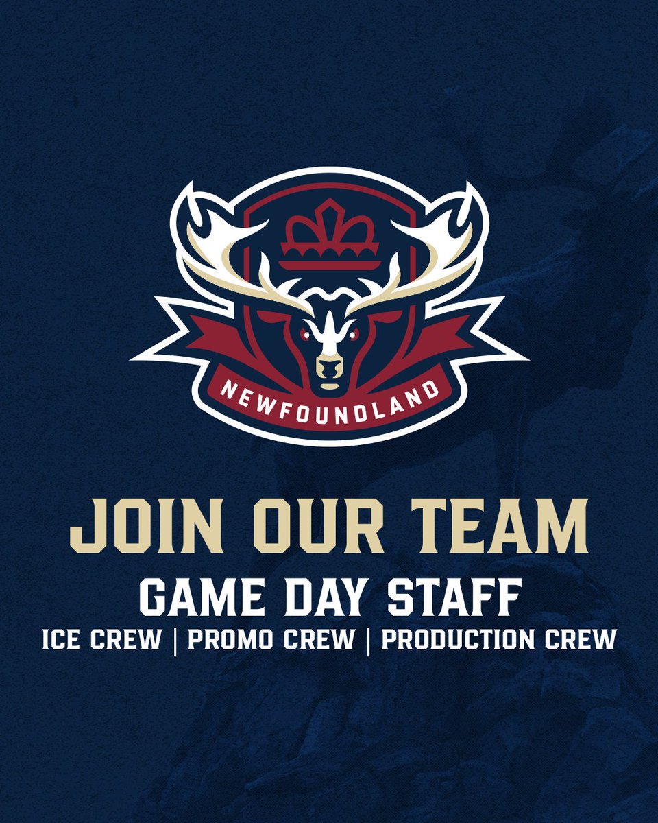 The Newfoundland Regiment Hockey Club is hiring Game Day Staff for our inaugural season! 

Are you ready to bring the energy, passion, and pride of our province to every home game? We are building a game day team like no other — and we want YOU on the front lines of fan