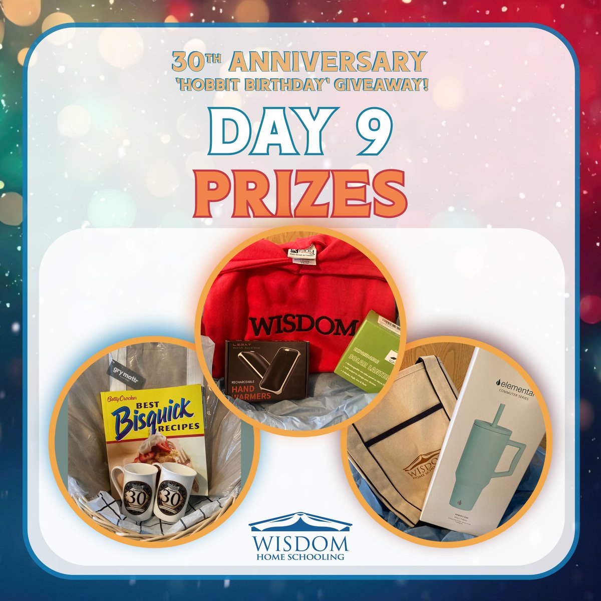 WISDOMhs's tweet photo. WISDOM's 30th Anniversary 
"Hobbit Birthday" Giveaway 

Day 9 - Who is your favourite facilitator?

Enter here >>>
https://t.co/uomt0tREtT https://t.co/eikrFuQUnz