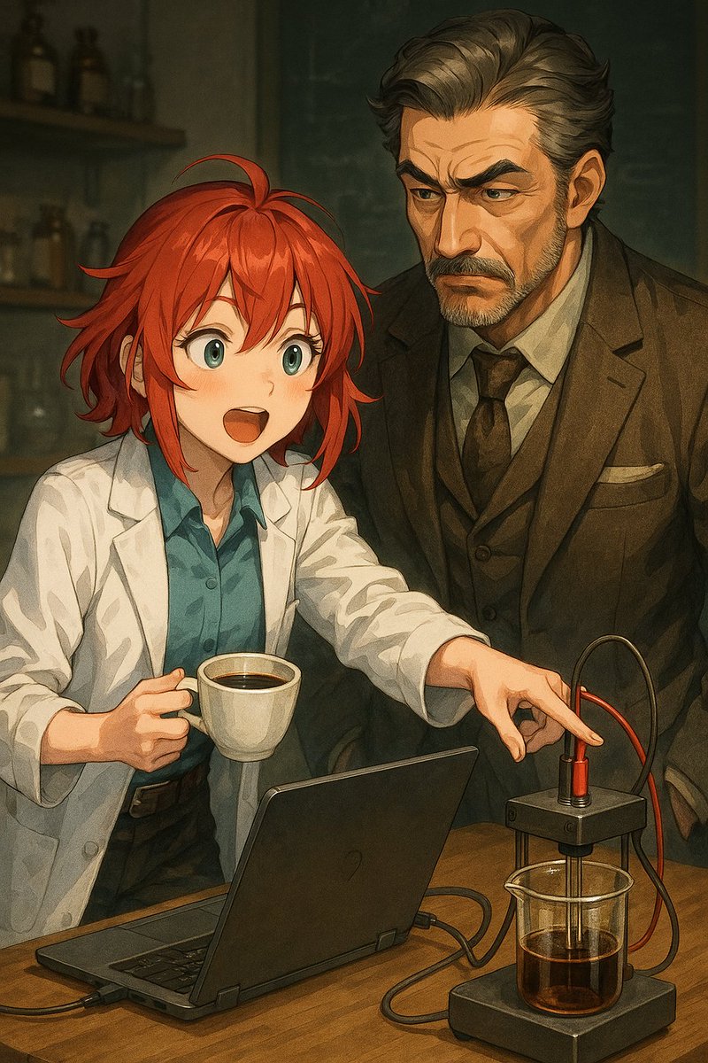 JetBlackMocha's tweet photo. コーヒー品質を“電気化学”で測る？電極で味を解析する未来技術

コーヒーの“味”を数値化する時代☕⚡
電極で酸味・コクなどを解析する未来技術が進行中！
まだ試作段階だけど、好みの味を数値で選ぶ日も近いかも？

#コーヒー未来図   #電気化学の可能性 https://t.co/qHPBXzsBKS