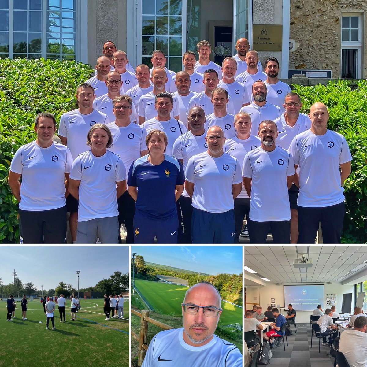 CoachBA57's tweet image. Accompagnement d’Emmanuel Vandenbulcke, Conseiller Technique National, dans le cadre d’une Formation Professionnelle Continue sur le thème de la « Préformation et Formation du joueur(se). » ⚽️🇫🇷📚 #FPC #CNF #DTN #FFF #IEFF