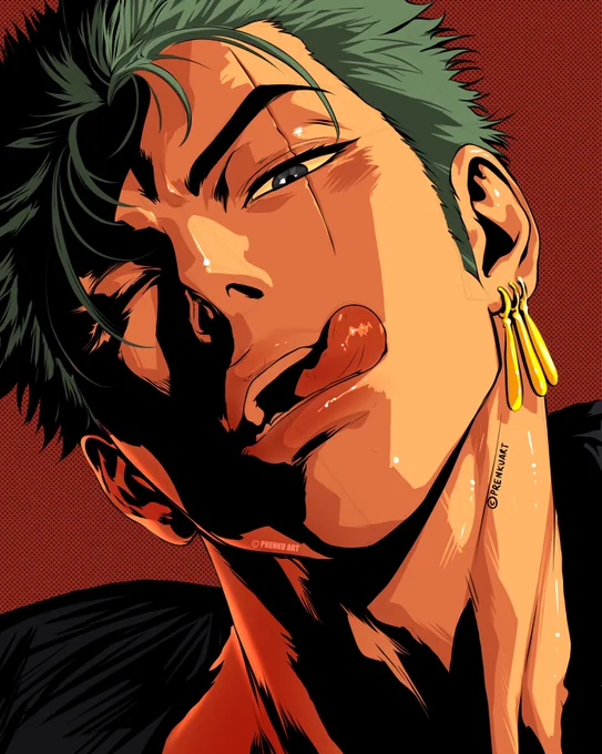 Best of Zoro week say nothing about the scar eye being open (dm for commissions)