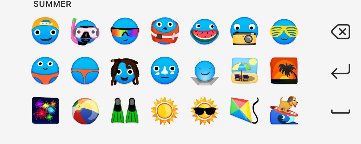 soupcat28's tweet photo. i feel maternal for group me emojis 

look at them awwwwwww look my babies https://t.co/X09kUuo221