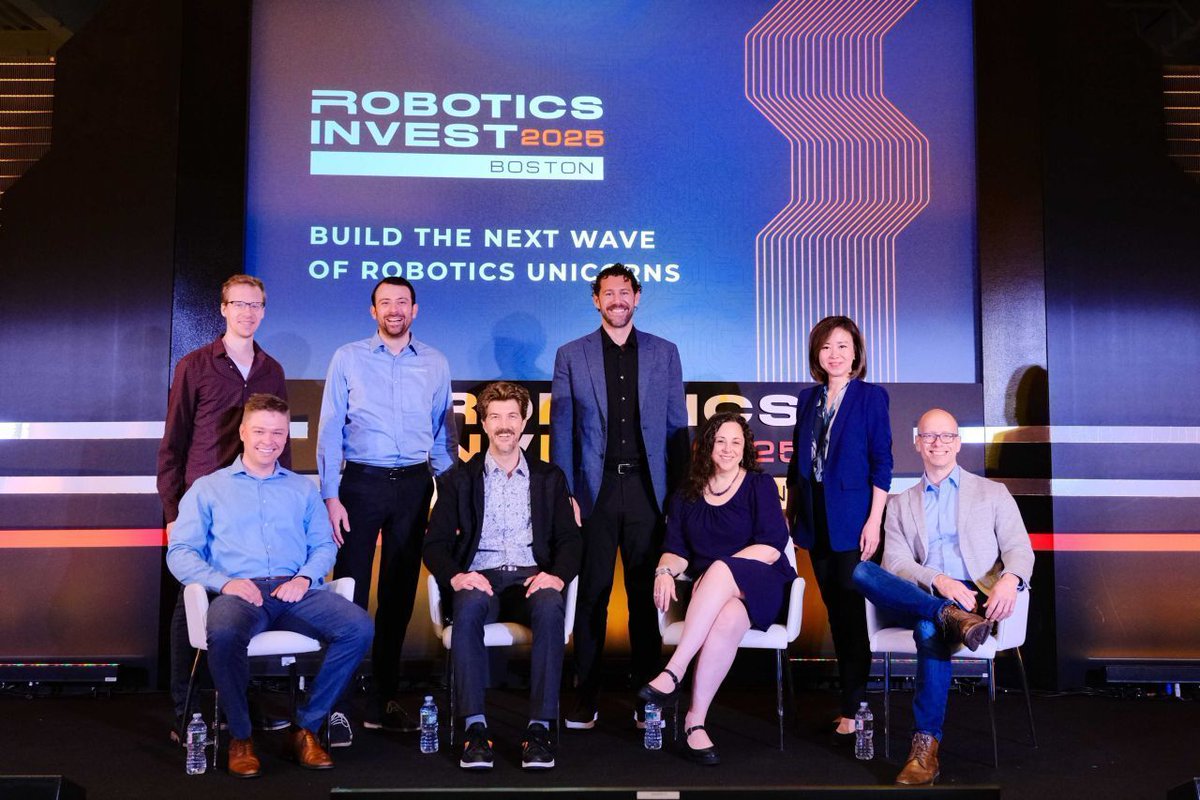 humotech's tweet image. Thank you, @RoboticsInvest 2025 Boston, for an energizing summit. We’re already looking forward to next year! 🤖
@Cybernetix_VC @jpmorgan @Mass_Tech @Mintz_Law @CSCLeasing @alley_corp @GundersonLaw @Fidelity @ideometry @LeeAssociatesRE @GrassiAdvisors @RoboPGH @CRMediaGroup