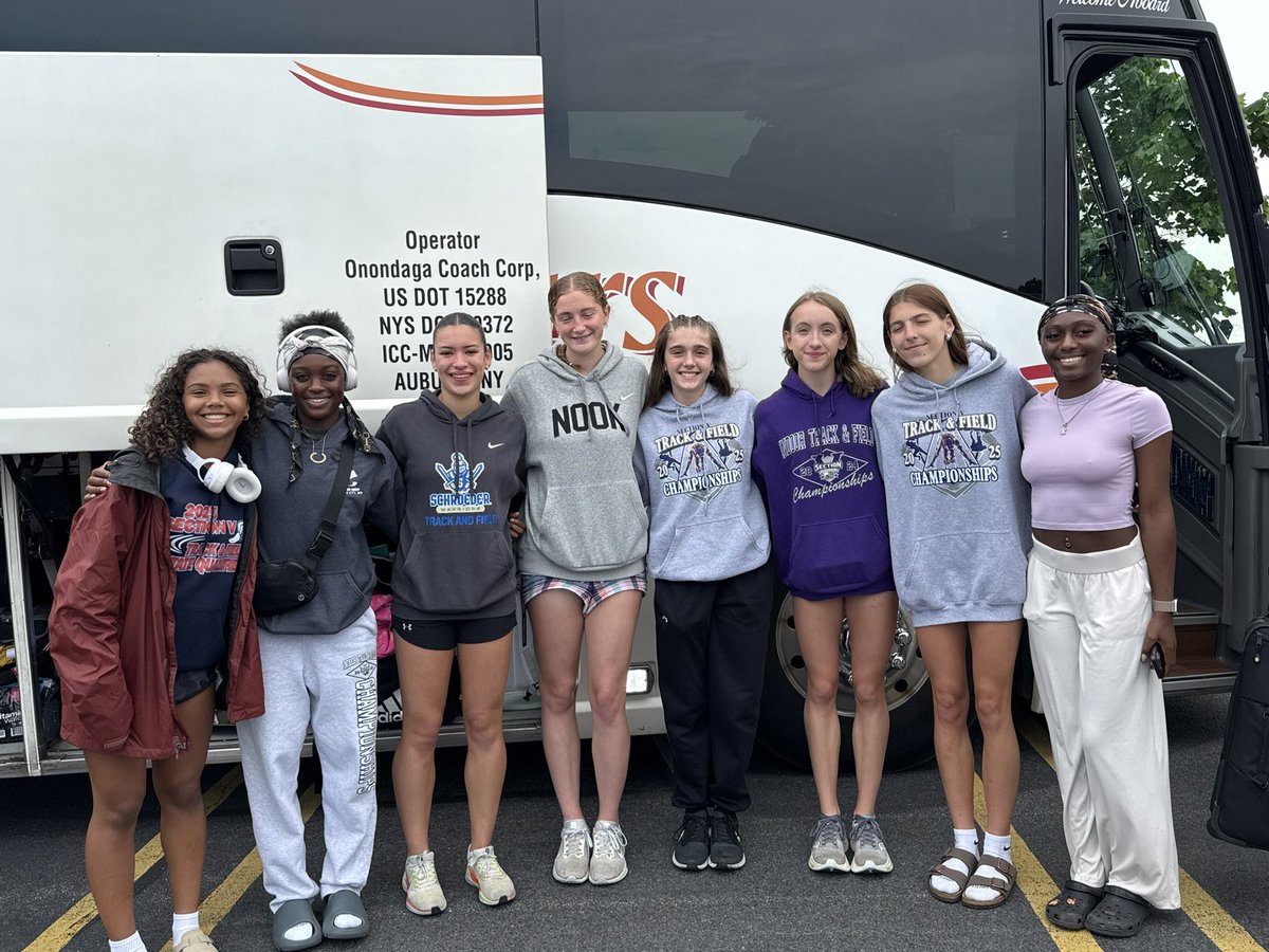 Schroeder Athletics (@schroedersports) on Twitter photo The Warrior <a href="/TrackWebster/">Webster Schroeder Track</a> Ladies are on the bus to Middletown 🚌
We are proud that this group will represent Schroeder! Good Luck 🍀 The Warrior <a href="/TrackWebster/">Webster Schroeder Track</a> Ladies are on the bus to Middletown 🚌
We are proud that this group will represent Schroeder! Good Luck 🍀