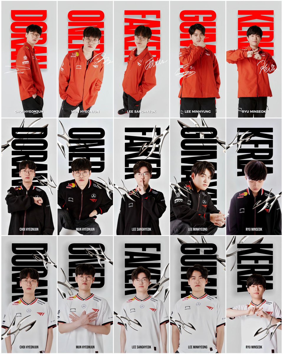 lsh_nhq's tweet photo. T1’s colour: 🟥⬛️⬜️
#T1WIN https://t.co/qT6G5D3GN2