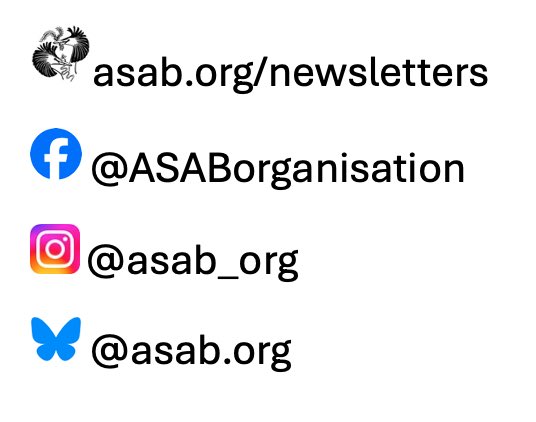 asab_org's tweet image. Like many other organisations, ASAB has decided to leave X. We do not believe that it is a safe place to communicate with our members, and we strongly disagree with the anti-science and anti-democratic stance of this platform. 

There are many ways to stay in touch with us: