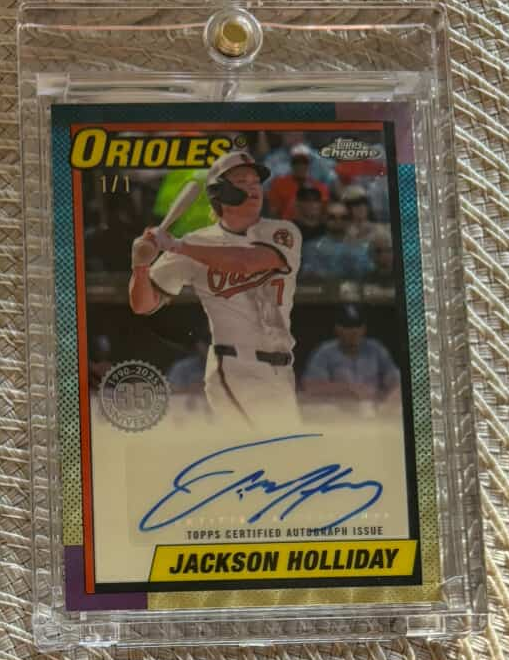 Shout out to <a href="/Michael_Pfeiff/">Michael Pfeiffer</a>  who shared this absolute beauty.  Pulled from a Topps Series 2 regular hobby.