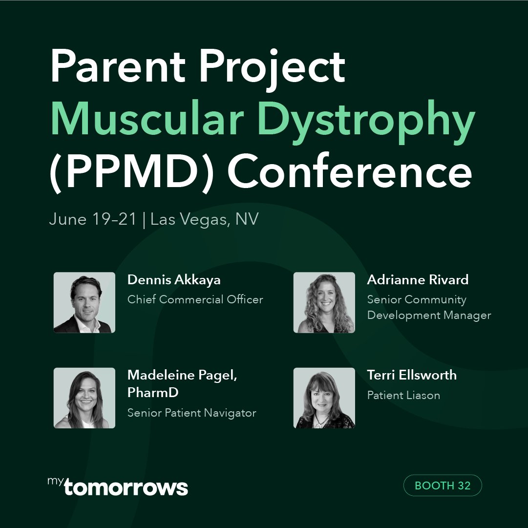 myTomorrows's tweet image. We’re heading to #PPMD &amp;amp; #IowaWellstone Conference! At myTomorrows, we’re committed to supporting patients, PAGs and HCPs by helping discover and access investigational treatments.
Meet us:
👉 PPMD : eu1.hubs.ly/H0kZQb90
👉 Wellstone: eu1.hubs.ly/H0kZLlY0