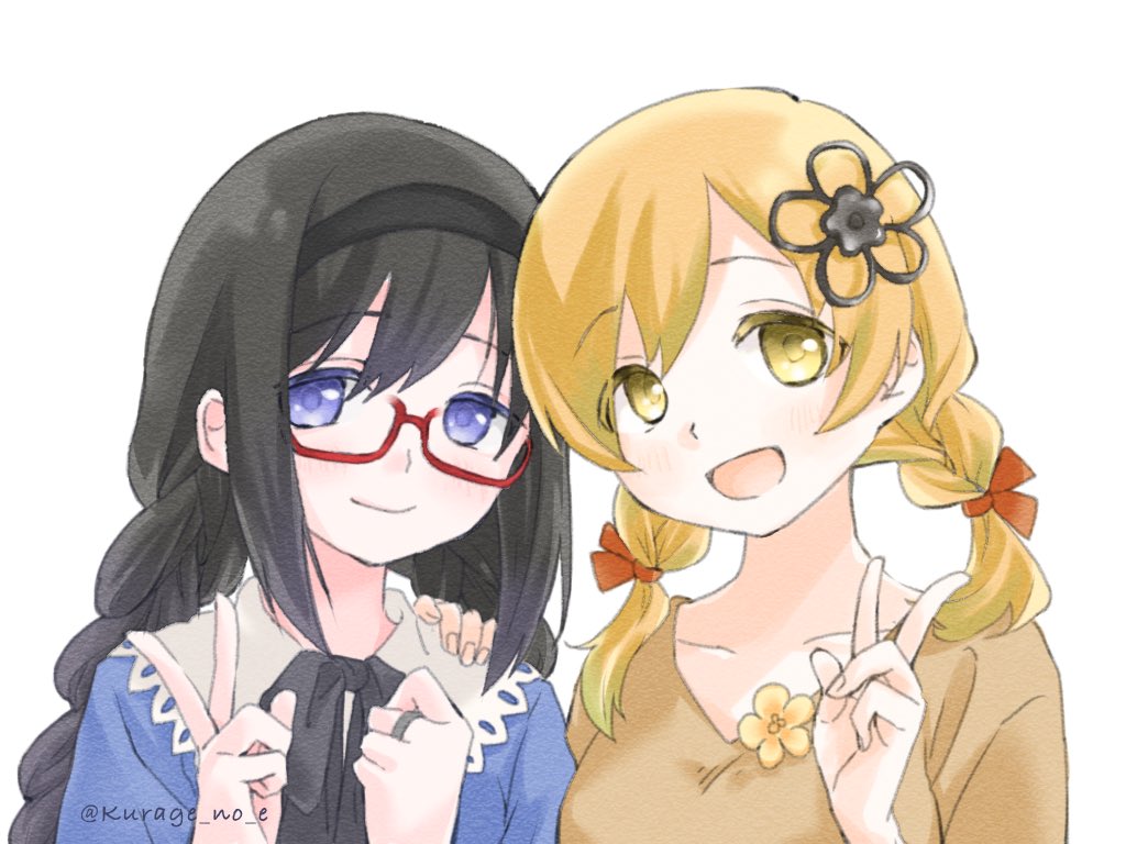 めがほむは裏編み
マミさんは表編み∞(｡  ¨̮  ｡)∞

 #まどマギ 
 #まどドラ