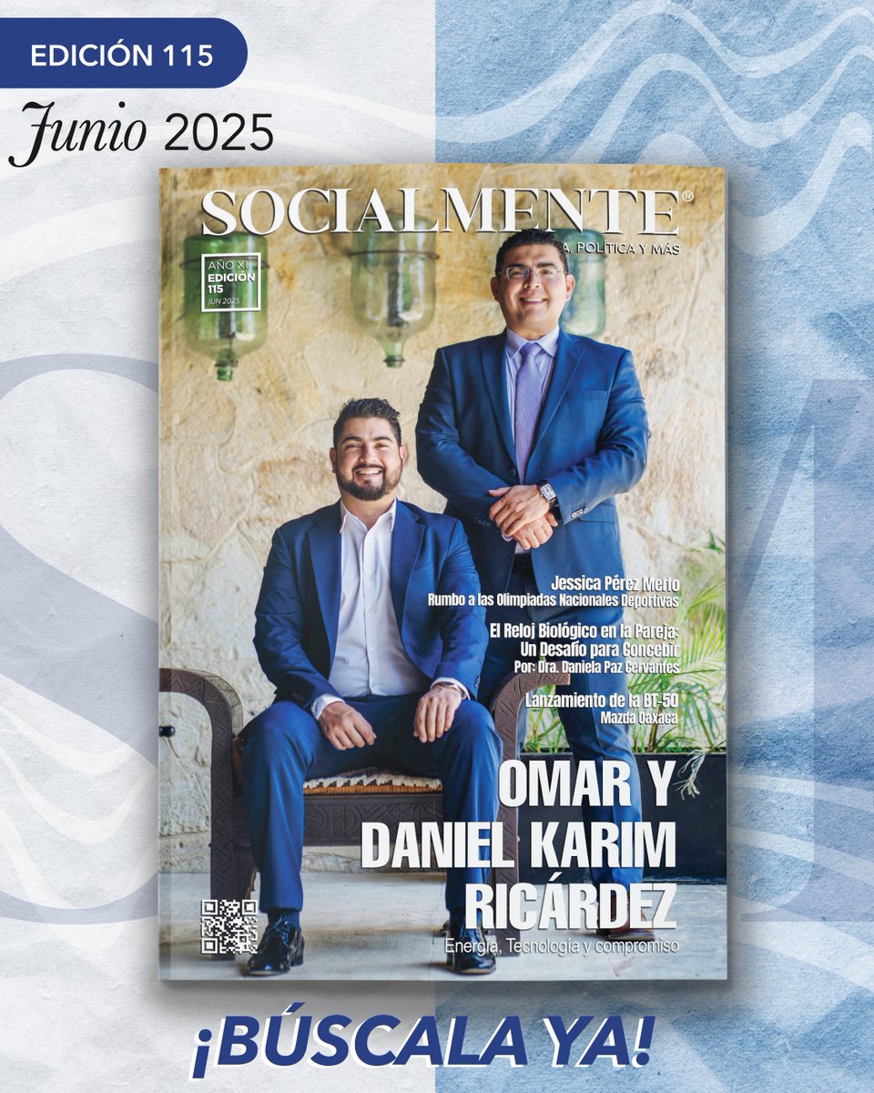 #EnPortada Omar y Daniel Karim Ricárdez. Energía, tecnología y compromiso

Fotografía: Héctor Bravo – Idea Citrus
Locación: Clavelinas Cocina y Eventos

#SeSocialmente #RevistaSocialmente #CulturaPolitícayMás #Edición115