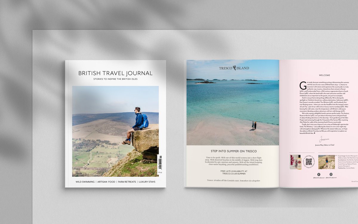Our Summer 2025 Edition of British Travel Journal has now landed! 📷 From wild swimming to artisan food, farm retreats to luxury stays - find your inspiration for the British Isles! Subscribe here: britishtraveljournal.com/product-catego…

#britishtravel #uktravel #travelinspiration #newissue