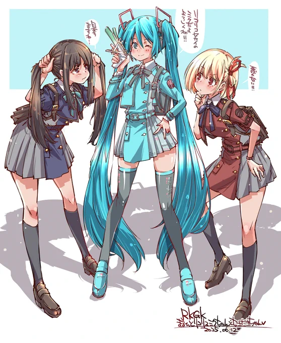 リコリコセカイのマルヒトリコリスです #リコリコ