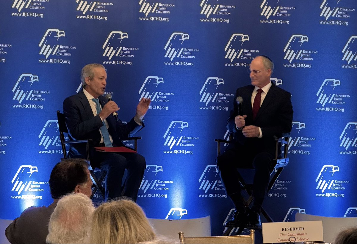 Thrilled to attend the <a href="/RJC/">RJC</a> Leadership Meeting in DC today and hear from <a href="/yechielleiter/">Ambassador Yechiel (Michael) Leiter</a> about the loss of his own son fighting in Gaza as well as the loss of our two precious embassy staffers.