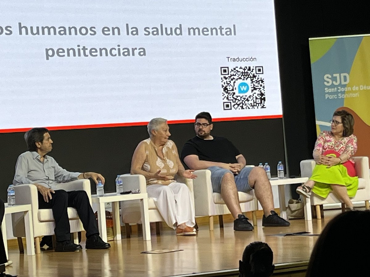 Parc Sanitari Sant Joan de Déu (@parcsanitarisjd) on Twitter photo <a href="/FunesJaume/">JAUME FUNES</a> <a href="/nuriajunyentf/">Núria Junyent</a> Parlem de drets humans en salut mental penitenciària.
🗣️Gracia Amo, presidenta <a href="/presoscatalunya/">Famílies de Presos a Catalunya</a>
🗣️Ismael Molina, testimoni en primera persona.
🗣️Blanca Morera, presidenta <a href="/SEPsiqLegal/">Sociedad Española de Psiquiatría Legal</a>.
🗣️Iñaki Rivera, director <a href="/OSPDH1/">Observatori del Sistema Penal i els Drets Humans</a> <a href="/FunesJaume/">JAUME FUNES</a> <a href="/nuriajunyentf/">Núria Junyent</a> Parlem de drets humans en salut mental penitenciària.
🗣️Gracia Amo, presidenta <a href="/presoscatalunya/">Famílies de Presos a Catalunya</a>
🗣️Ismael Molina, testimoni en primera persona.
🗣️Blanca Morera, presidenta <a href="/SEPsiqLegal/">Sociedad Española de Psiquiatría Legal</a>.
🗣️Iñaki Rivera, director <a href="/OSPDH1/">Observatori del Sistema Penal i els Drets Humans</a>