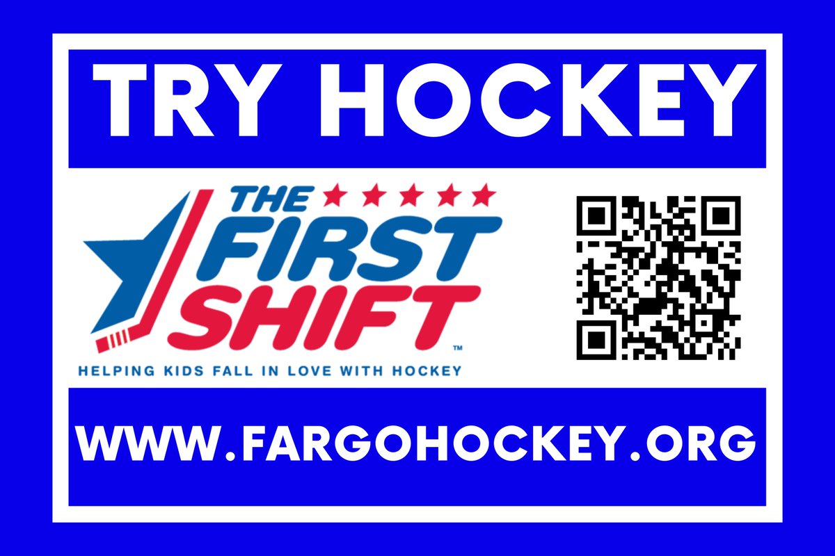 Do you have a child age 4-8 years old (as of May 31st) interested in trying hockey?
*All Equipment provided. Including skates, stick, &amp; a jersey!
*Skate with Fargo Force, high school, and Freeze athletes
*$50
Find out more here: fargohockey.org/firstshift