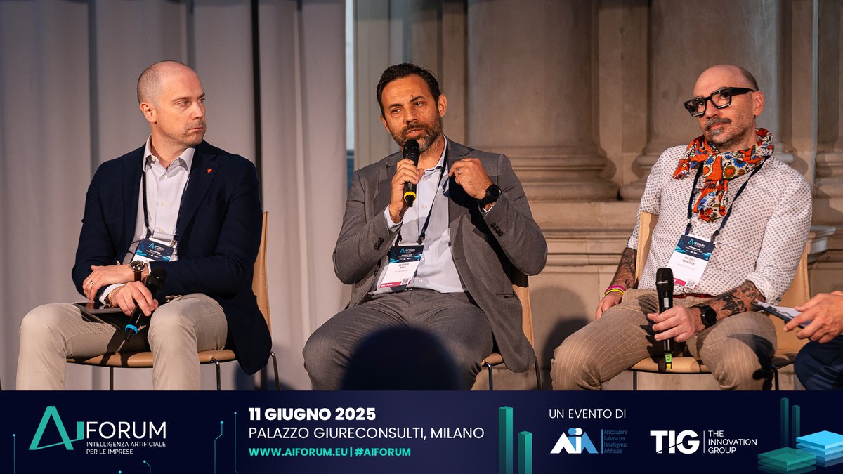 TIM Enterprise (@tim_enterprise) on Twitter photo Ieri Claudio Ricci, Responsabile Offerta IT & Cloud di #TIMEnterprise, è intervenuto a #Milano all'#AIForum 2025 nella tavola rotonda “AI agentica e customer experience” 🎙
Un evento e un panel importanti, dove abbiamo partecipato a fianco di <a href="/GoogleCloud_IT/">Google Cloud Italia</a>, in cui riflettere Ieri Claudio Ricci, Responsabile Offerta IT & Cloud di #TIMEnterprise, è intervenuto a #Milano all'#AIForum 2025 nella tavola rotonda “AI agentica e customer experience” 🎙
Un evento e un panel importanti, dove abbiamo partecipato a fianco di <a href="/GoogleCloud_IT/">Google Cloud Italia</a>, in cui riflettere