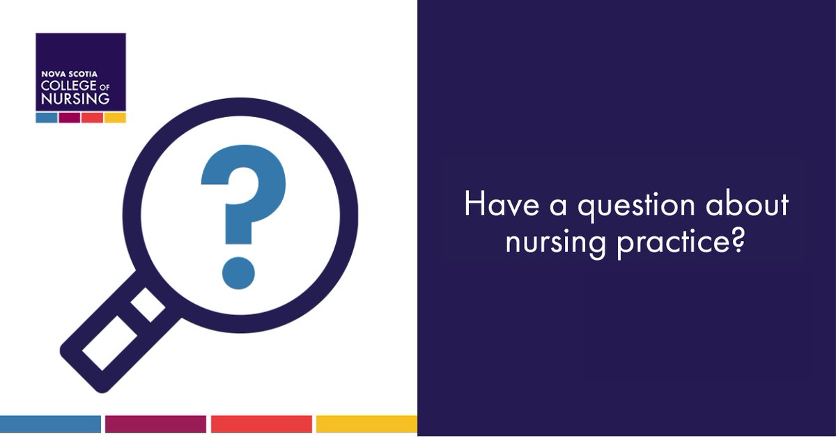 Our Practice Consultants are here to support you. They provide free, confidential consultations to help nurses, employers, health providers, the public and others understand nursing practice in Nova Scotia. 
Learn more: ow.ly/a47x50SL2uI