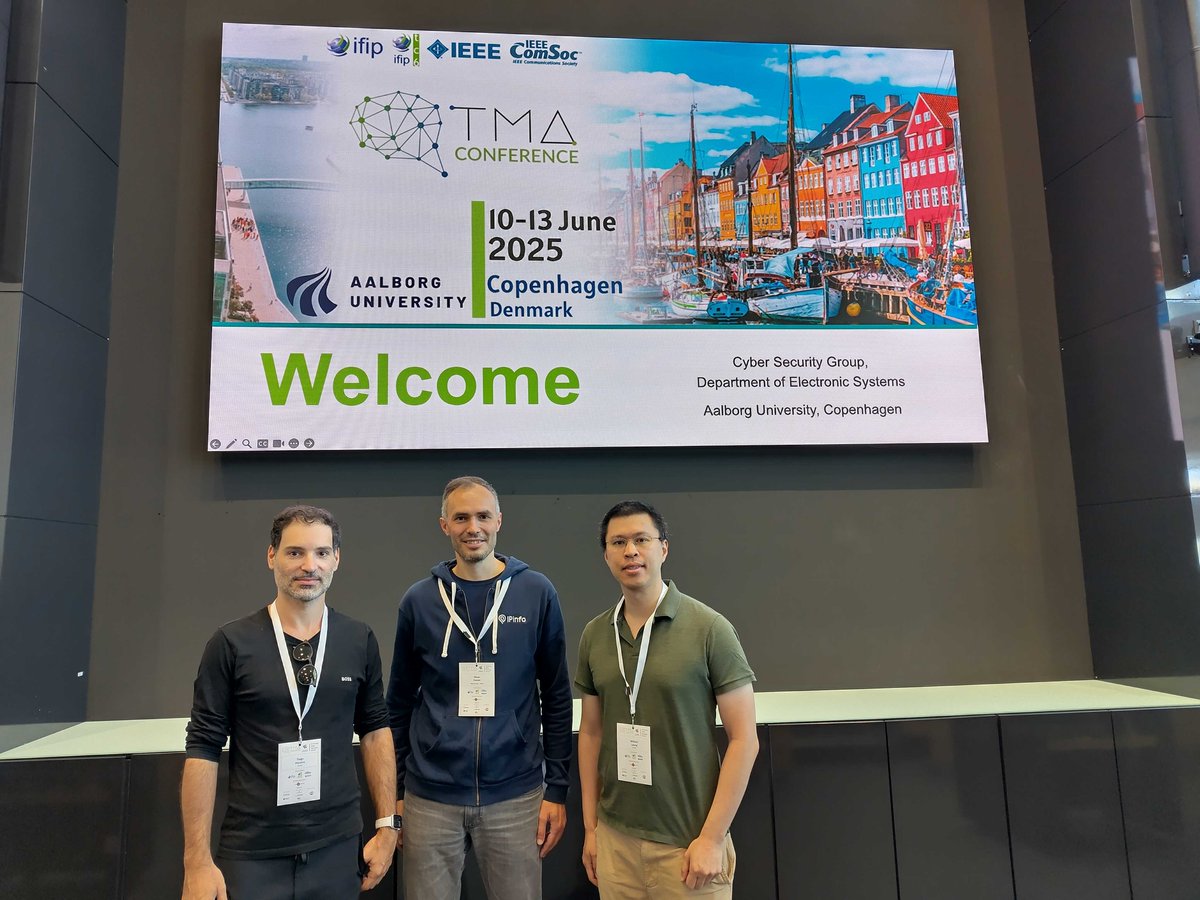 We’re live at #TMA2025 in Copenhagen! 🇩🇰

The IPinfo team is on-site + ready to chat network research, IP data, and everything in between.

Come say hey at Aalborg University!

📸 Team pics incoming 👀