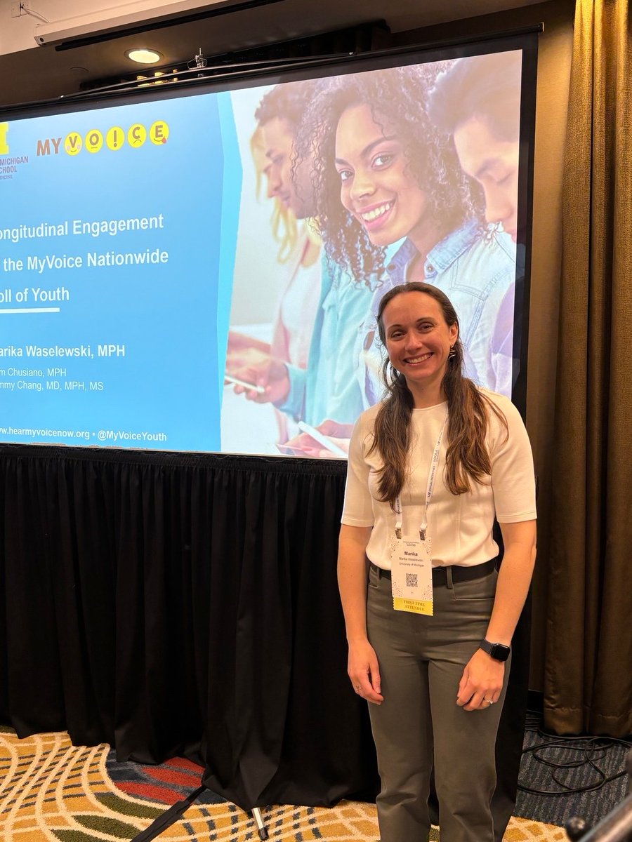 Our Program Manager <a href="/marikaelise/">Marika Waselewski</a> took part in the recent <a href="/AAPOR/">aapor</a> conference in St. Louis. She discussed the results of an internal review on what triggers so many responses to our text-based surveys ... and how we can make them even better! 

Read more: michmed.org/KDRQ7