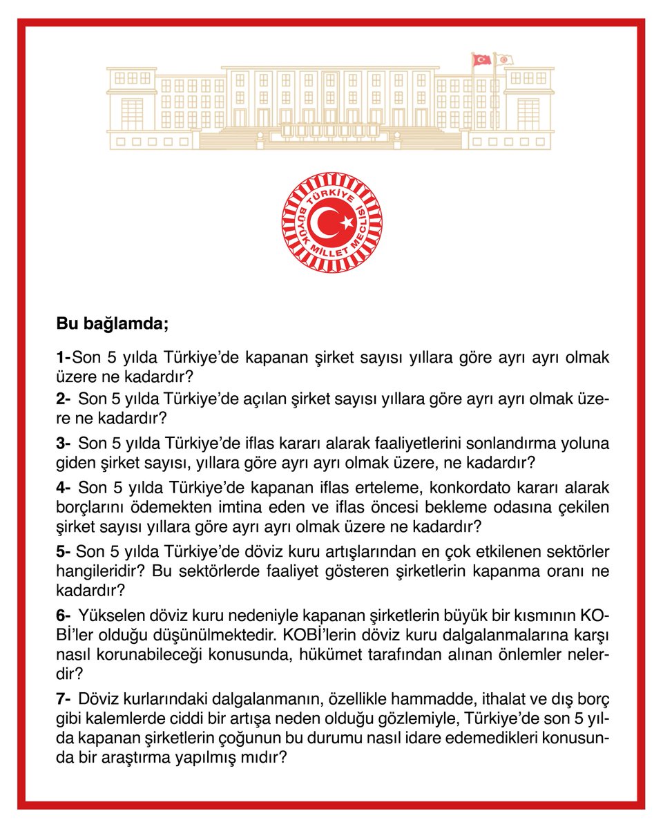 Yükselen döviz kuru, özellikle ihracatçı olmayan, dışa bağımlı yerli üreticilerin sırtına ciddi bir maliyet artışı yüklemiş ve birçok şirketin faaliyetinin son bulmasına, konkordato ilan etmesine ve neticede borç-faiz batağına saplanarak batmasına neden olmuştur. Konkordato ve