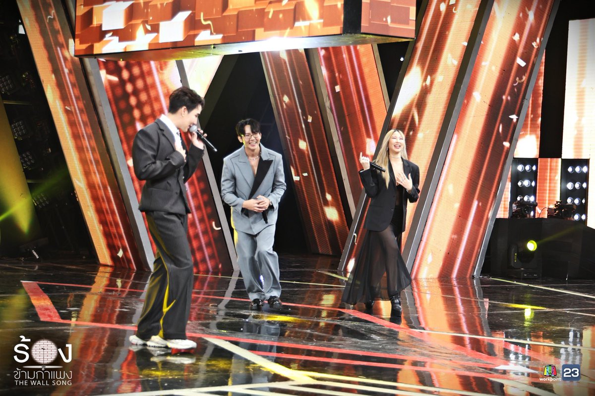 thewallsong's tweet photo. หลอกแกงชุดใหญ่ก็ทำอะไร "โทโมะ K-otic &amp; หวาย ปัญญริสา" ไม่ได้ เล่นจับโป๊ะเพื่อนสนิทจากจังหวะการพูดยังไงก็ใช่ “เขื่อน ดนัย” แน่นอนพากัน Win✅️ ไปแบบปัง ๆ

🎼 #ร้องข้ามกำแพง #TheWallSong #Workpoint #Workpoint23
#หวายปัญญริสา #โทโมะKotic
#เขื่อนดนัย #KOENDANAI https://t.co/tWnNZBYj8d