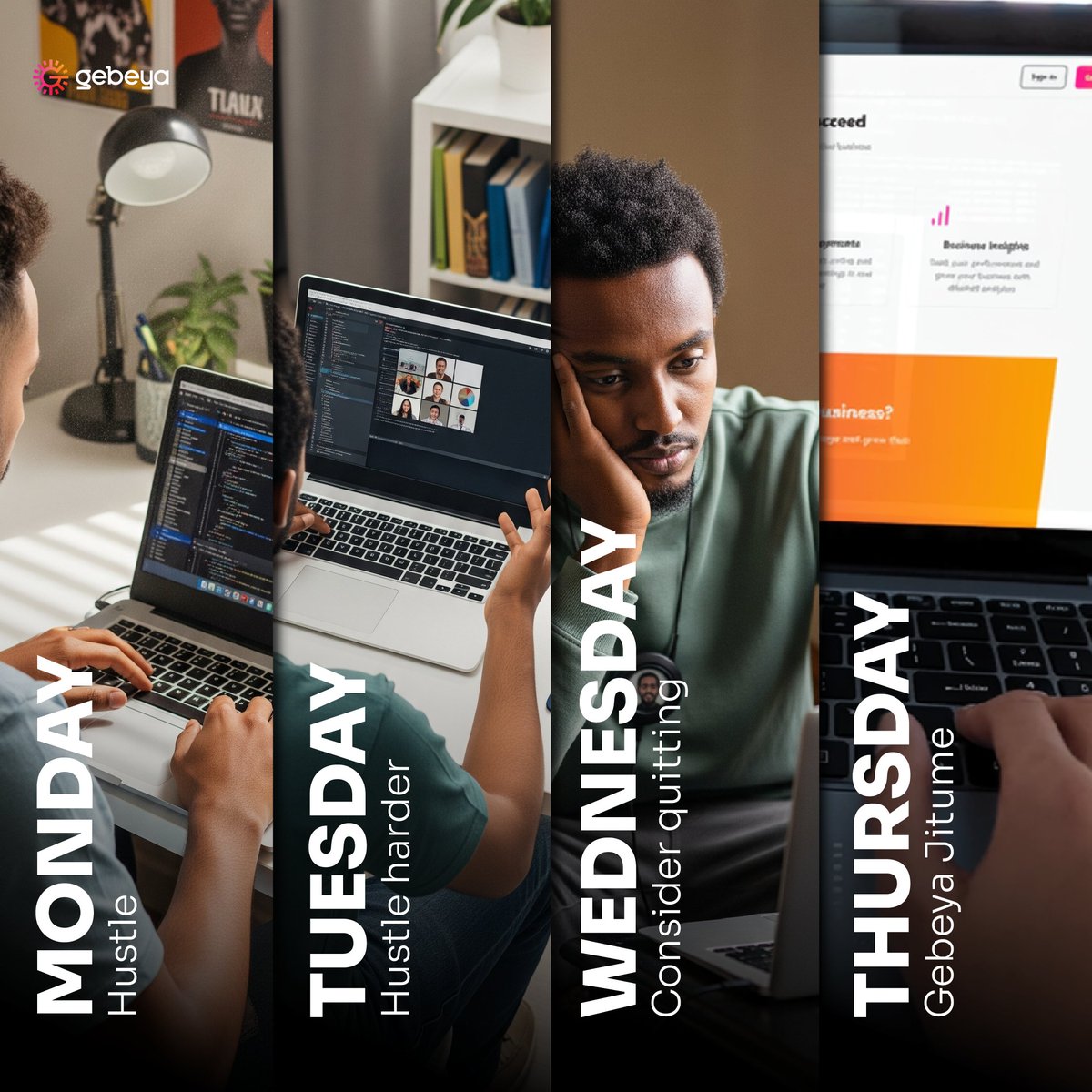 You know that moment when:
– Cousin wants “family price”
– 3 clients in your DMs
– You’re still chasing last week’s payment
Not anymore.
Not with Gebeya Jitume.
✔️ Auto bookings
✔️ Track WhatsApp
✔️ No more cousin drama
Try it free →jitume.gebeya.com/?utm_source=x&…
#GebeyaJitume