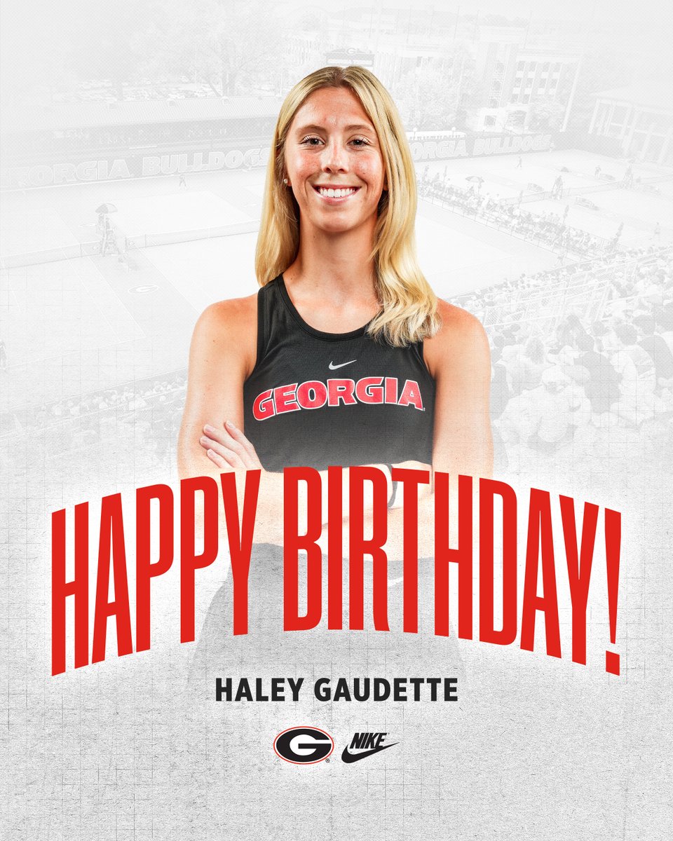 UGAWomensTennis's tweet image. Join us in wishing Haley a happy birthday today! 🥳
#GoDawgs
