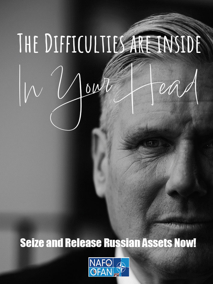 Beefeater (@beefeater_fella) on Twitter photo On russian Telegram: russians celebrate <a href="/Keir_Starmer/">Keir Starmer</a> and his failure to act on frozen funds.
UK Prime Minister Starmer has called the issue of confiscating £25bn of Russian assets frozen in the country "difficult":
"There are a lot of competing factors that need to be weighed On russian Telegram: russians celebrate <a href="/Keir_Starmer/">Keir Starmer</a> and his failure to act on frozen funds.
UK Prime Minister Starmer has called the issue of confiscating £25bn of Russian assets frozen in the country "difficult":
"There are a lot of competing factors that need to be weighed