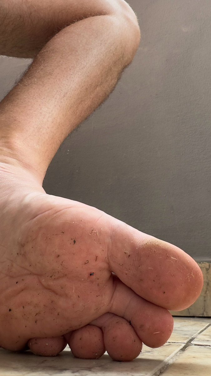 The sad truth is, most Tinies end up as just another bit of dirt on a giants foot, and the giant is never even aware of them. 

It's a humiliating and tragic end for an ant. 

Ft <a href="/feetboyhere/">Leo</a> #macro #shrunk #shrinking #giant #malegiant #giantman #sizetwitter #sizedifference