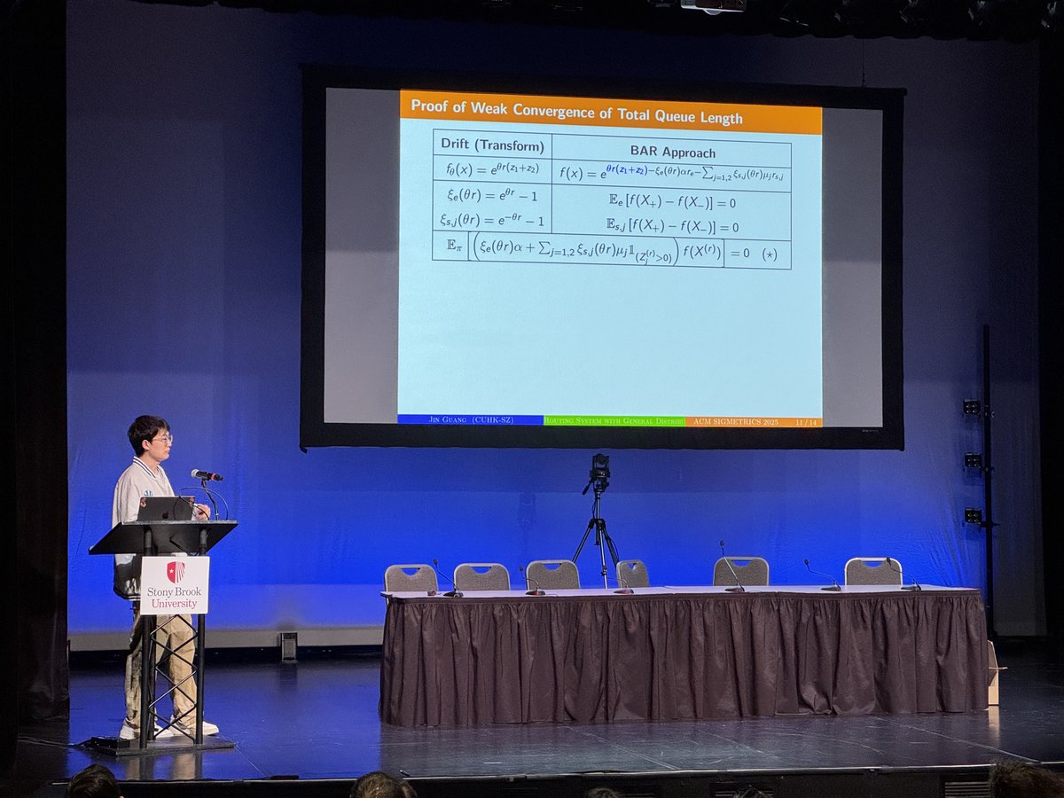 ACMSigmetrics's tweet image. ACM SIGMETRICS 2025: moments of Day 2 - part5 (talks)