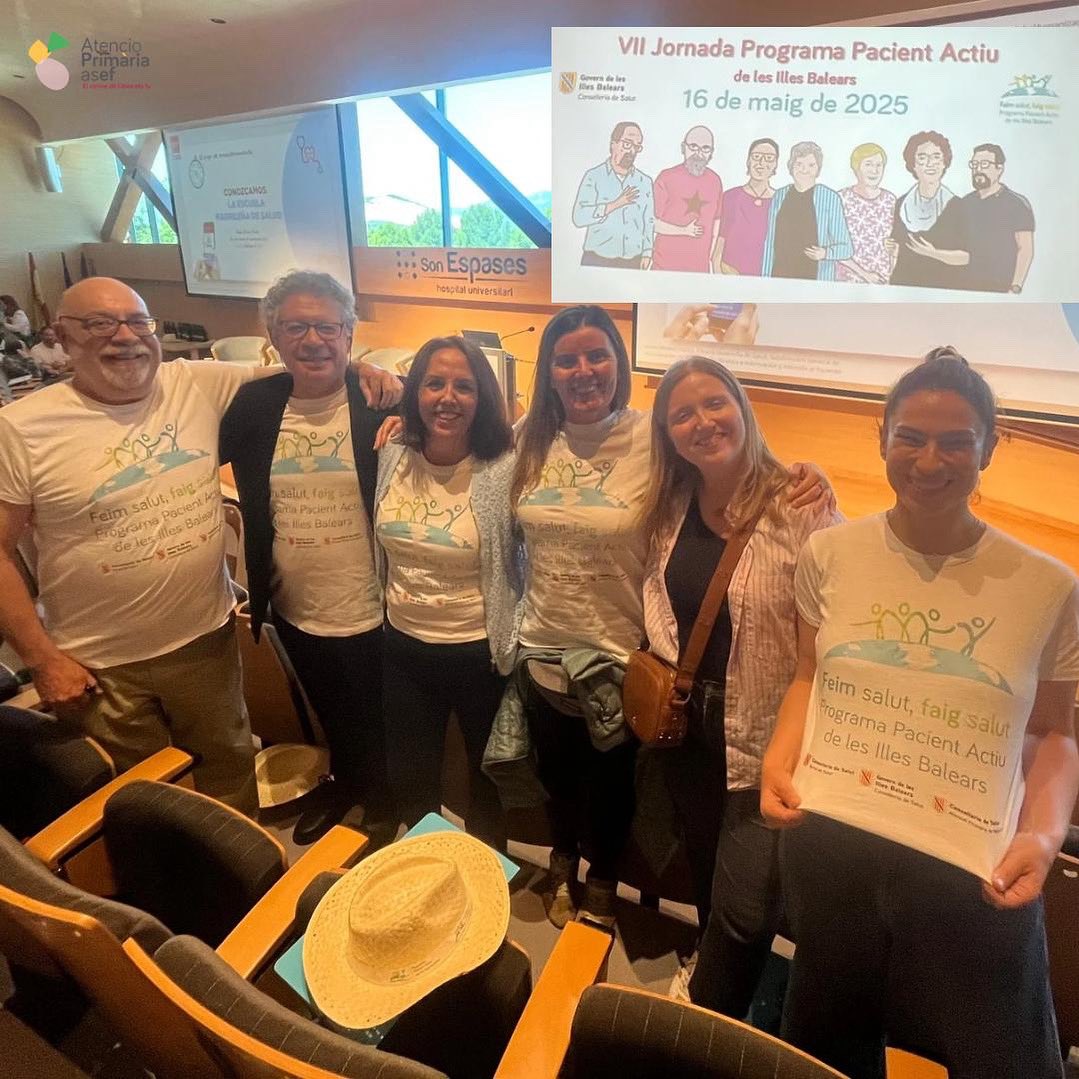 ✅ ASEF representada en la VII Jornada Paciente Activo de las Islas Baleares
Gracias 💖 a nuestros pacientes activos Narciso, Pepe y Susana

VIA ASEF 

@salutGOIB
<a href="/ibsalut/">Servei de Salut de les Illes Balears (IB-SALUT)</a>
<a href="/asef_ibsalut/">asef</a>

#primariaasef
#pacientactiuib
