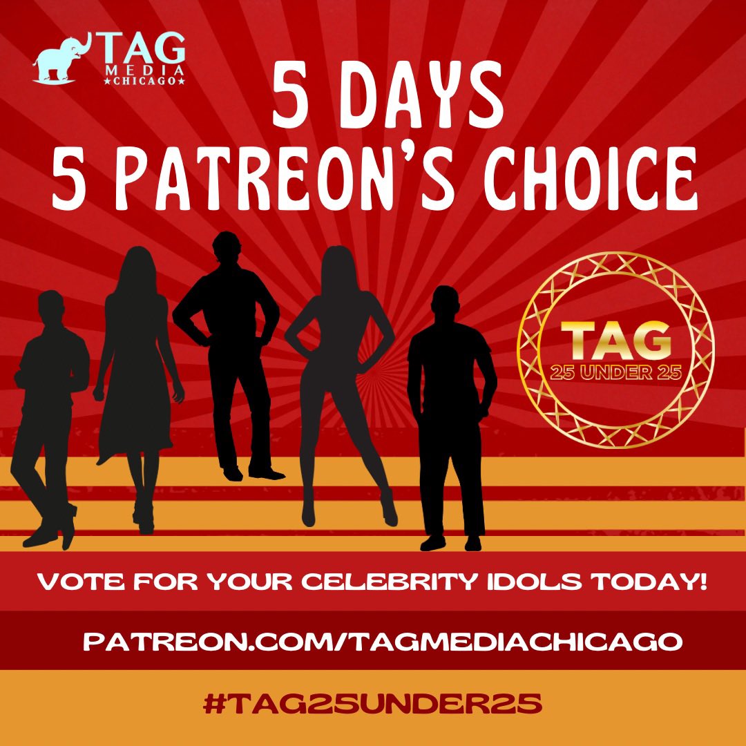 📍Greetings from Chicago, TAG Fam! 🇺🇸

We are proud to present the Top 100 Official Finalists of this year’s #TAG25Under25—honoring the movers and shakers of this generation! 🌟

You now have the power to vote for your Top 25 favorite celebrity idols, who will each receive a
