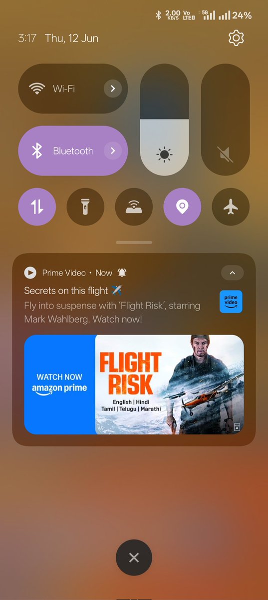 CurrentPulse_'s tweet photo. Disappointed to see this, @PrimeVideoIN. Just hours after a tragic Air India accident where many lives were lost, pushing a thriller titled "Flight Risk" feels insensitive and poorly timed. Some empathy in marketing goes a long way. ✈️💔
#AirIndia #planecrash #Ahmedabad https://t.co/EsiDC7lvul