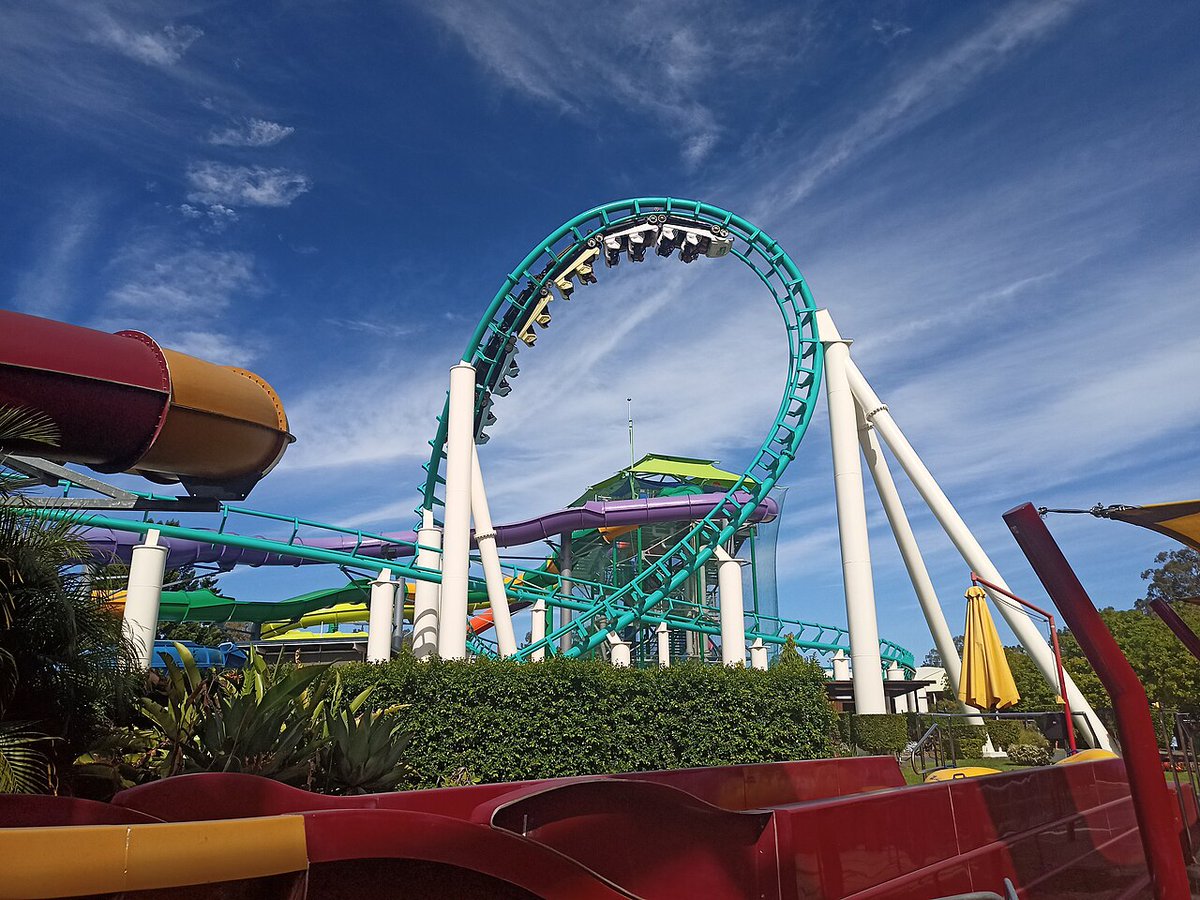 💚 #ThursdayThrills
🎢 The Gold Coaster
🛠️ Arrow Dynamics 
📍 Dreamworld 🇦🇺

#Dreamworld
#GoldCoast
