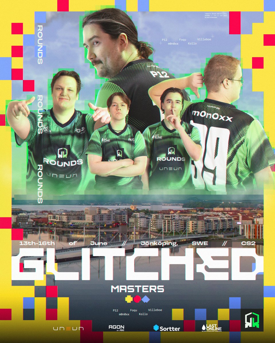 RoundsGG's tweet photo. Paint the town green.

CS2 squad is playing at @glitchedSE Masters LAN in Jönköping, Sweden.

Action begins tomorrow.
Securing that Main Event spot.

#LOADTHEROUNDS https://t.co/i2dIRsOAX1