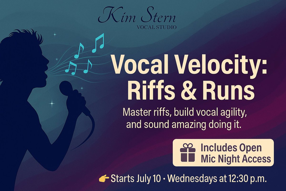 KimStern's tweet image. This Summer: Master Riffs &amp;amp; Runs in Just 4 Weeks! - mailchi.mp/1a1a9334392b/k…