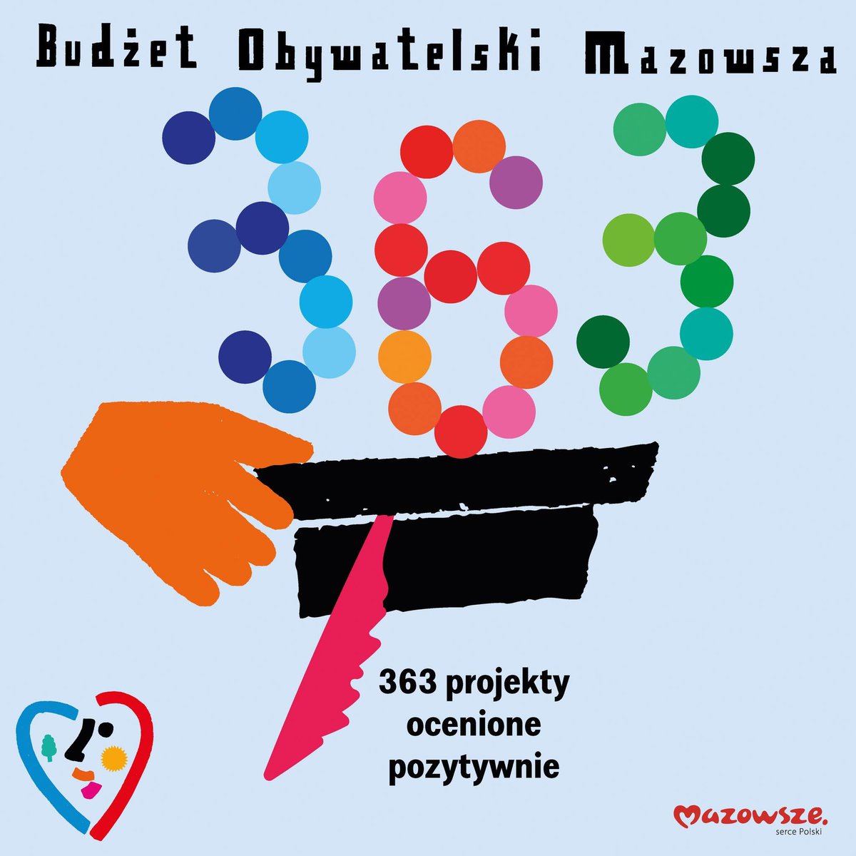 Aż 363 projekty z pozytywną oceną w tegorocznej edycji Budżetu Obywatelskiego Mazowsza! Głosowanie rusza już 25 lipca.  ✨ Będzie w czym wybierać. Warsztaty, koncerty, zajęcia edukacyjne a może zakup ambulansów czy nowe drzewa, o tym już wkrótce zdecydują mieszkańcy #Mazowsze