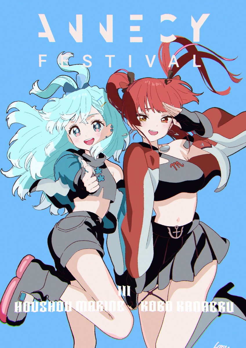 フランスにて開催中のアヌシー国際アニメーション映画祭2025 MIFAにて、
制作担当した宝鐘マリンさん、こぼ・かなえるさんの『III』 MV
を上映展示して頂いてます。
改めてMV制作、展示に関わっていただいた皆様、マリン船長、許諾いただいたカバー様本当にありがとうございました！
#FestivalAnnecy