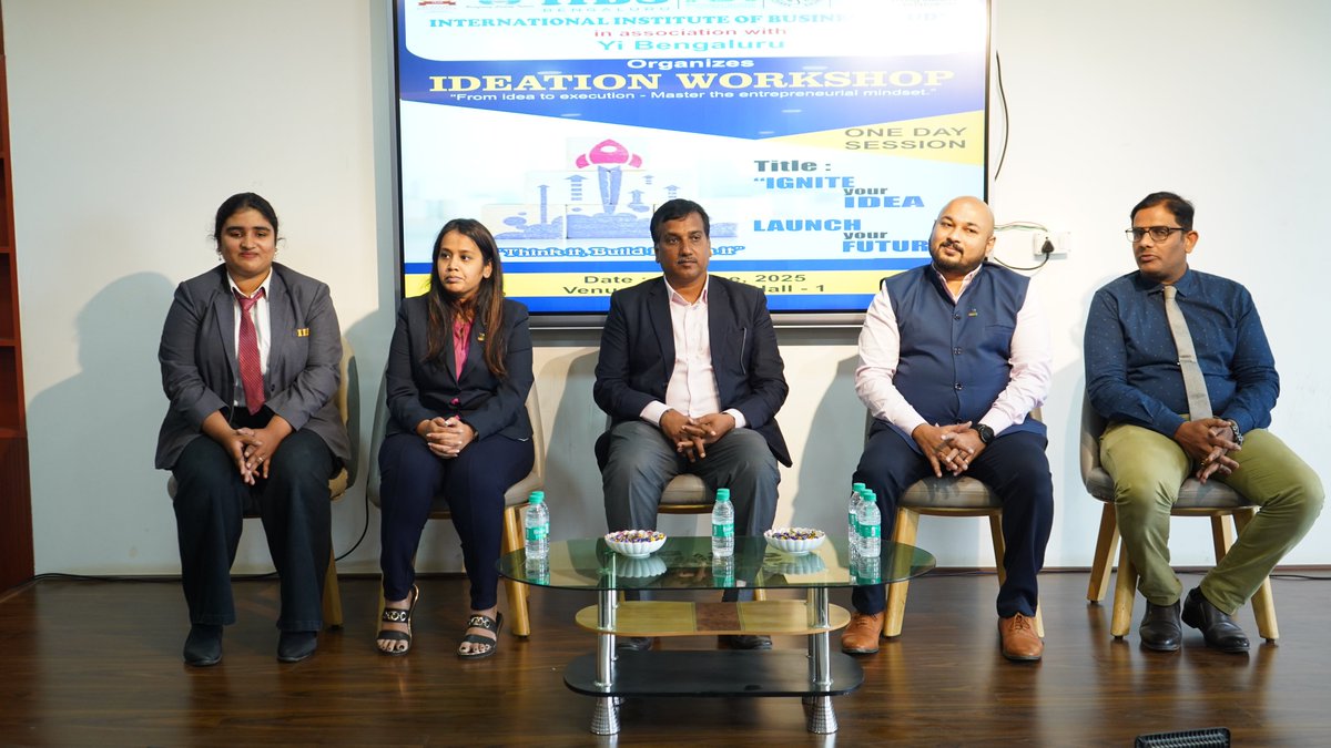 iibsonline's tweet image. 💡 IDEATION WORKSHOP
A Spark Can Change Everything!

The Ignite Your Idea Workshop was successfully held at IIBS Bangalore Airport Campus, igniting the entrepreneurial spirit among our management students.

#IdeationWorkshop #IgniteYourIdea #IIBSBangalore #EntrepreneurshipJourney