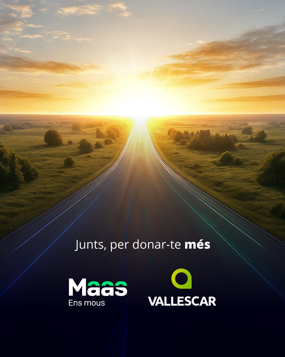 𝗡𝗢𝗩𝗔 𝗘𝗧𝗔𝗣𝗔, + 𝗣𝗔𝗦𝗦𝗜Ó. #Maas + #Vallescar = Neix una nova realitat en #mobilitat. 🚗+ de 60 anys d'experiència ✓ 95 punts de venda ✓ 30 marques TOP ✓ 1.000 persones amb visió de futur ✓ L'automoció amb més ànima. 💙💚 Aviat descobriràs la nostra nova marca.