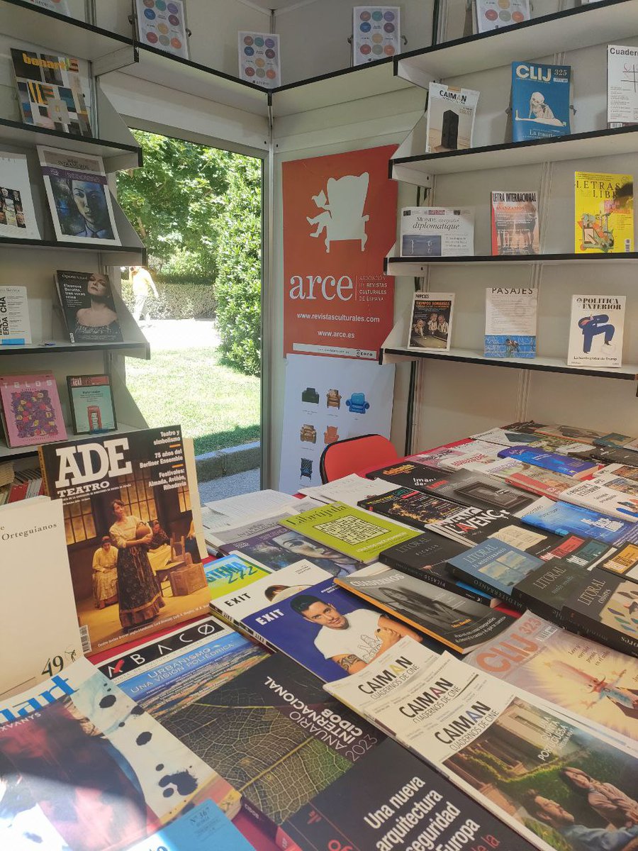 Quedan pocos días para que termine la 84ª edición de la <a href="/FLMadrid/">Feria del Libro de Madrid</a>  .
No te olvides de visitar la caseta número 14 de <a href="/rc_arce/">RC_ARCE</a> , Asociación de Revistas Culturales de España, donde podrás encontrar, entre otras publicaciones, el último número de nuestra revista ADE-Teatro.